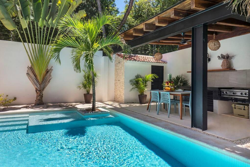 טולום Wonderful Tropical Home 3Br, Garden, Private Pool. מראה חיצוני תמונה