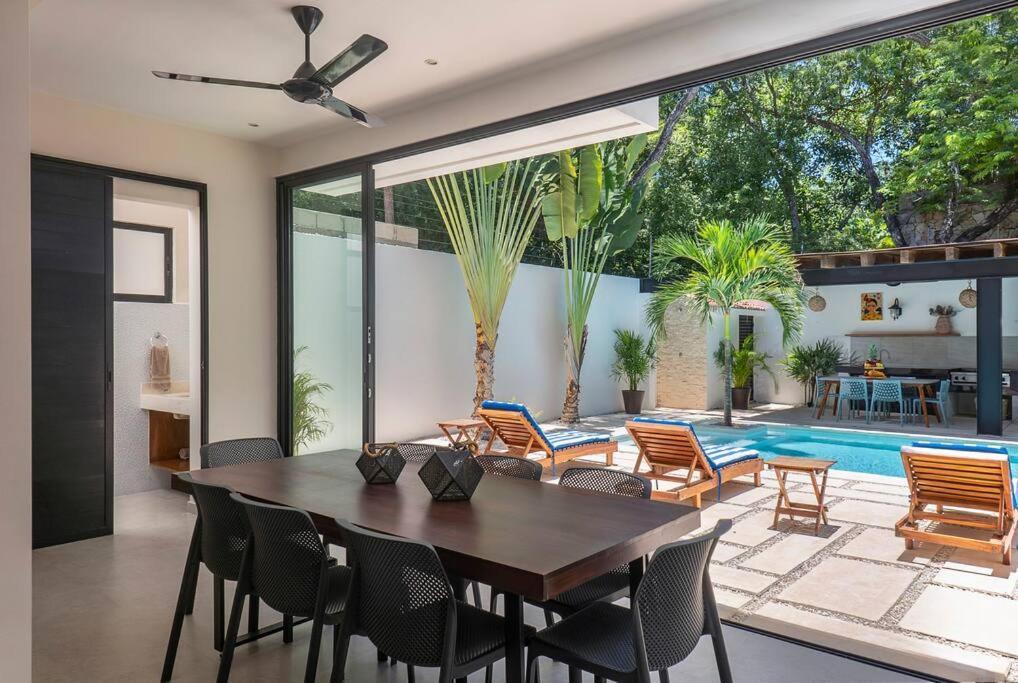 טולום Wonderful Tropical Home 3Br, Garden, Private Pool. מראה חיצוני תמונה